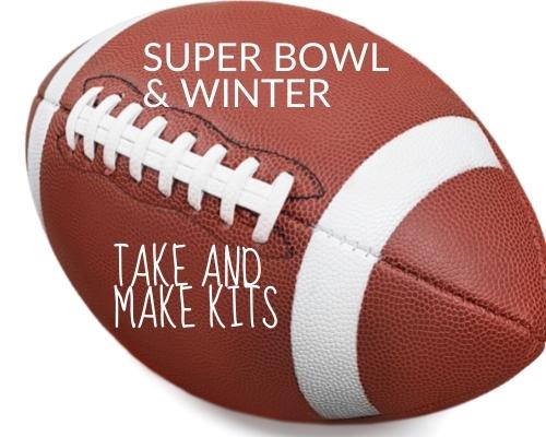 Free Super Bowl and Winter Sports Take and Make Kits 