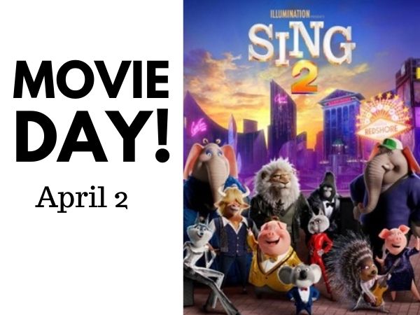 Movie Day At the Withee Library April 2nd.