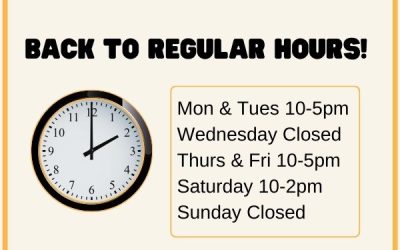 Withee Library Has Returned To Normal Hours!