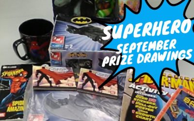 Superhero Prize Drawing At Library!