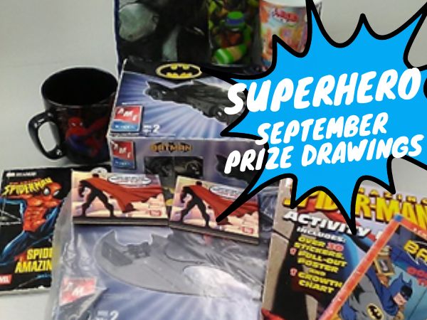 Superhero Prize Drawing At Library!