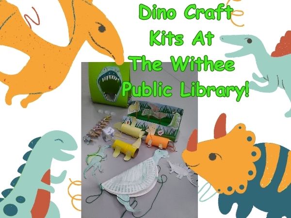 New Dinosaur Craft Kits At Withee Library!