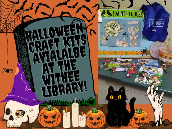 New Halloween Craft Kits Available At The Withee Public Library!