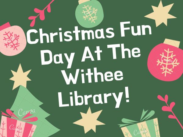 Christmas Fun Day At The Withee Public Library!