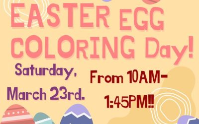 Easter Egg Coloring Day!