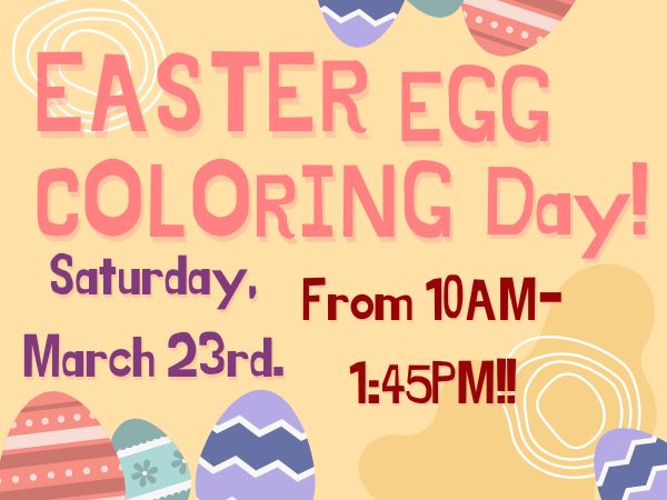 Easter Egg Coloring Day!