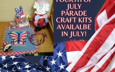 4th of July Parade Craft Kits Will Be Available In July!